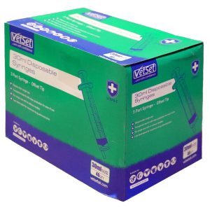 VetSet Disposable Syringe 30ml - 40pk