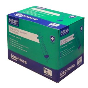 VetSet Disposable Syringe 50ml - 25pk